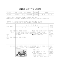 학습지도안 (미술과) 학습지도안 (미술과)